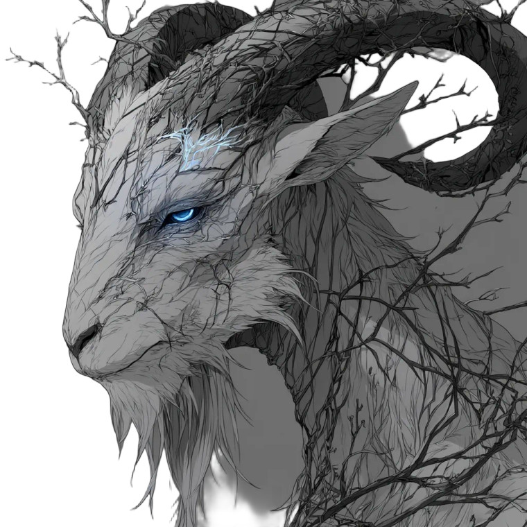 Weregoat Vinyl Car Decal Sticker – Waterproof & UV-Resistant 