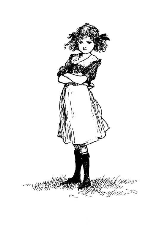 Ink Illustration Girl Vinyl Car Decal Sticker – Waterproof & UV-Resistant 