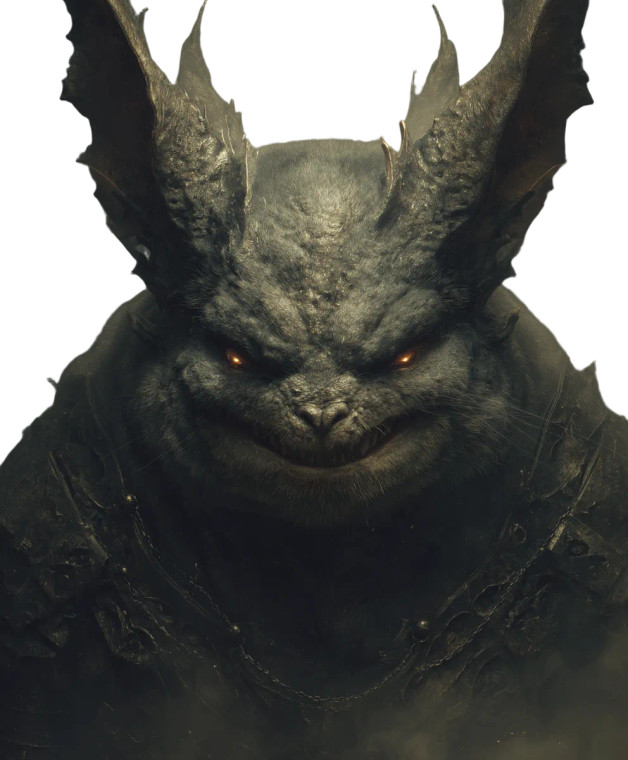 Sinister Chinchilla Vinyl Car Decal Sticker – Waterproof & UV-Resistant 