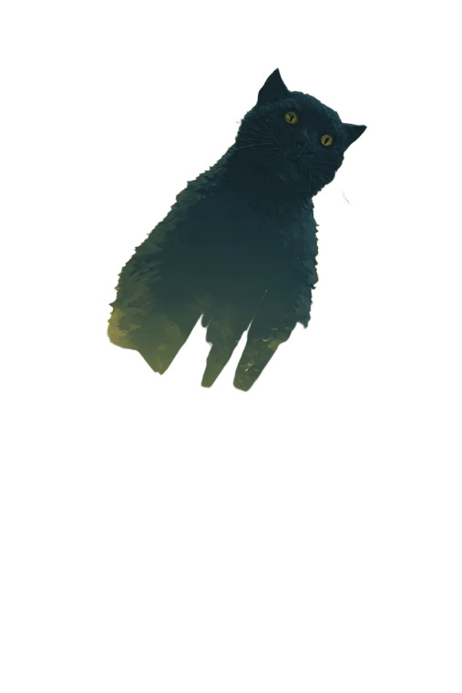 Cat Kaiju Attack Vinyl Car Decal Sticker – Waterproof & UV-Resistant 