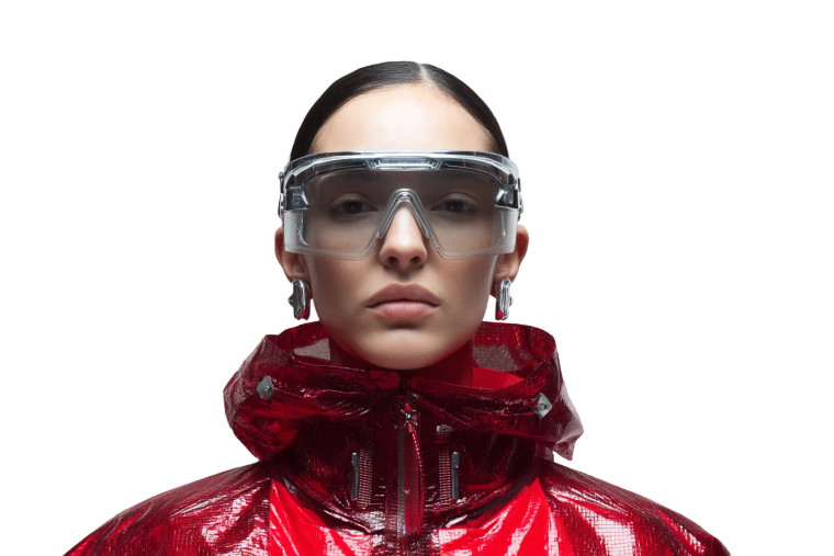 Futuristic Model Jacket Vinyl Car Decal Sticker – Waterproof & UV-Resistant 