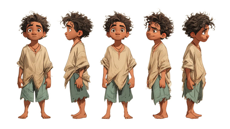 Young Boy Turnaround Vinyl Car Decal Sticker – Waterproof & UV-Resistant 