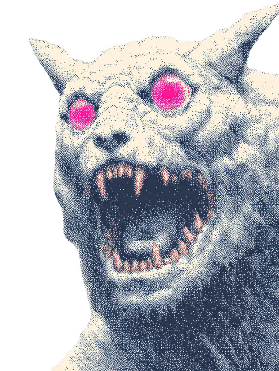 Ugly Creature Pet Vinyl Car Decal Sticker – Waterproof & UV-Resistant 