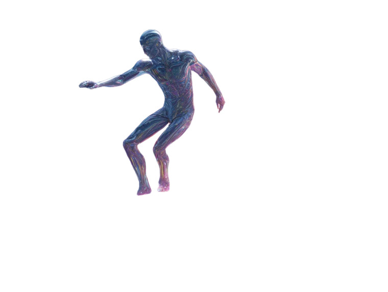 Chrome Space Surfer Vinyl Car Decal Sticker – Waterproof & UV-Resistant 