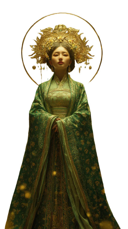 Chinese Goddess V3 Vinyl Car Decal Sticker – Waterproof & UV-Resistant 