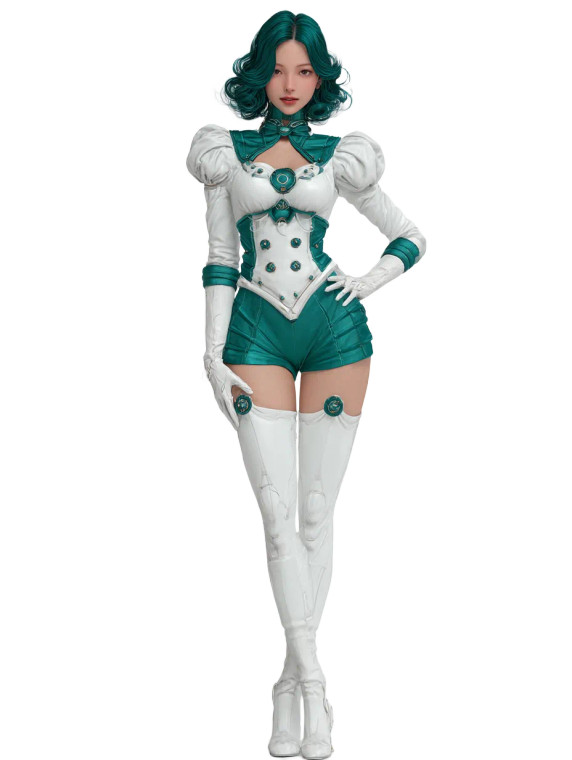 Sailor Neptune Westworld Vinyl Car Decal Sticker – Waterproof & UV-Resistant 