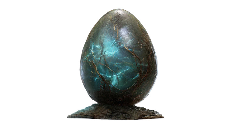 Alien Egg Concept Vinyl Car Decal Sticker – Waterproof & UV-Resistant 