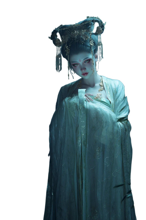 Chinese Demon Spirit Vinyl Car Decal Sticker – Waterproof & UV-Resistant 