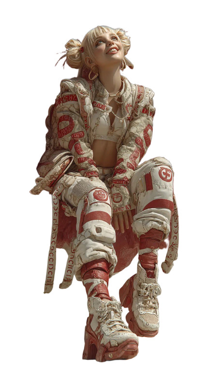 Twiggy In Rafflesia Vinyl Car Decal Sticker – Waterproof & UV-Resistant 