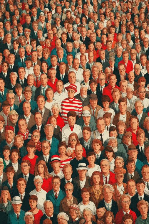 Where'S Wally Illustration Vinyl Car Decal Sticker – Waterproof & UV-Resistant 