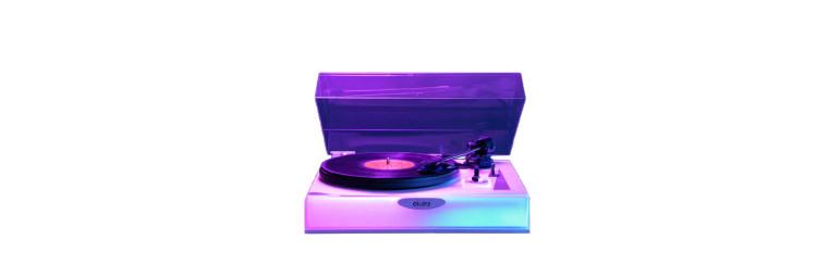 Record Player Setup Vinyl Car Decal Sticker – Waterproof & UV-Resistant 