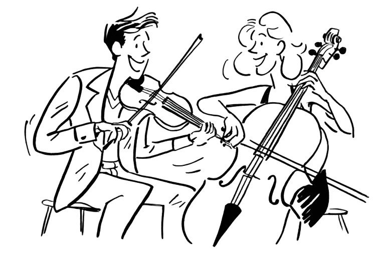 Musicians Performing Vinyl Car Decal Sticker – Waterproof & UV-Resistant 