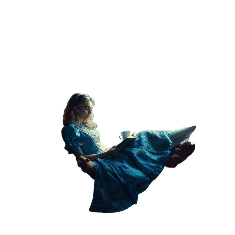 Enchanted Alice Vinyl Car Decal Sticker – Waterproof & UV-Resistant 