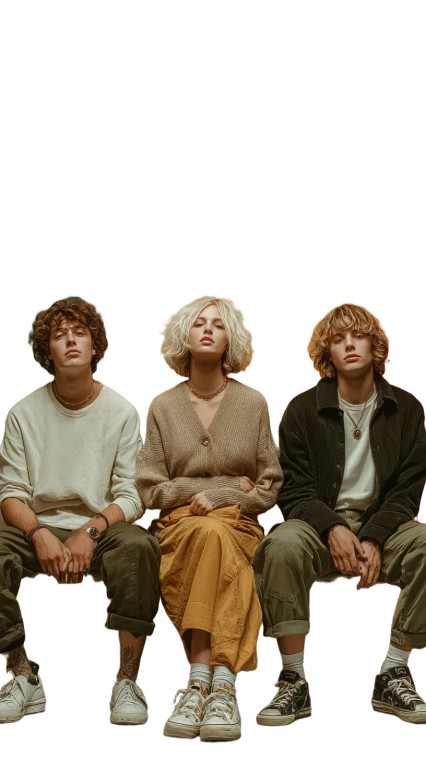 Stylish Group Portrait Vinyl Car Decal Sticker – Waterproof & UV-Resistant 