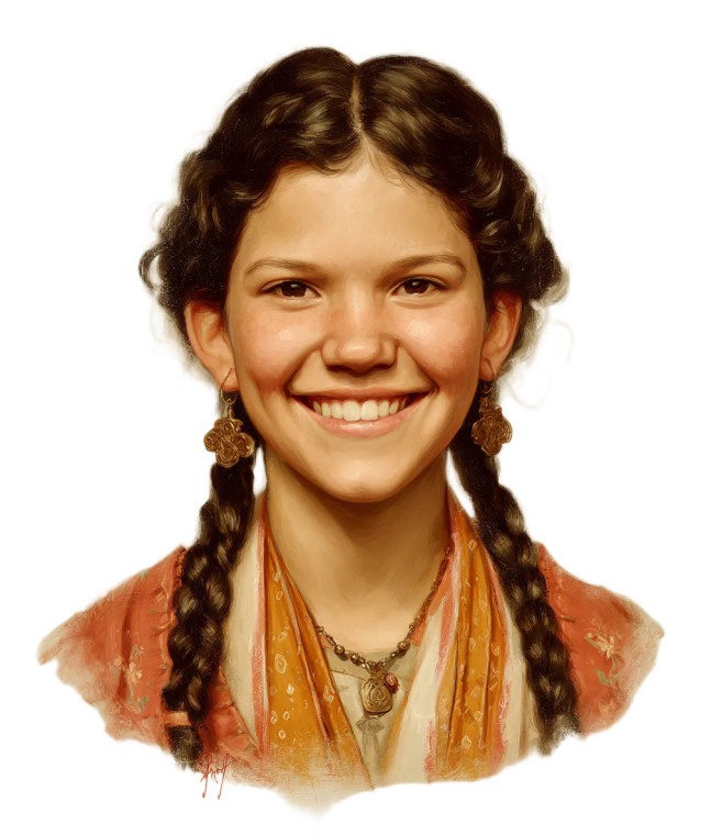 Flirtatious Maiden Vinyl Car Decal Sticker – Waterproof & UV-Resistant 