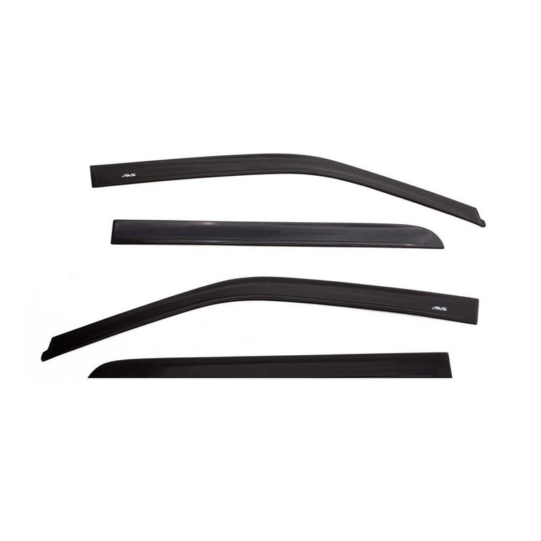 Lowest Profile Ventvisor | Matte Black | Set Of 4 | Keeps Rain Out