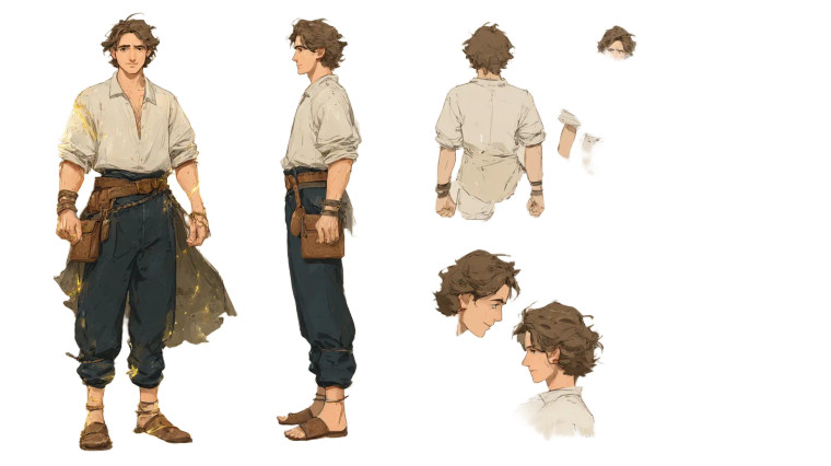 Fantasy Peasant Sheet Vinyl Car Decal Sticker – Waterproof & UV-Resistant 