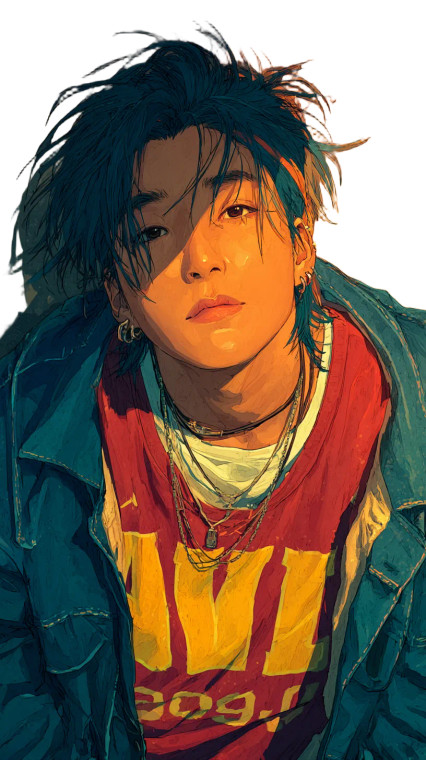 Stylish Anime Boy V2 Vinyl Car Decal Sticker – Waterproof & UV-Resistant 