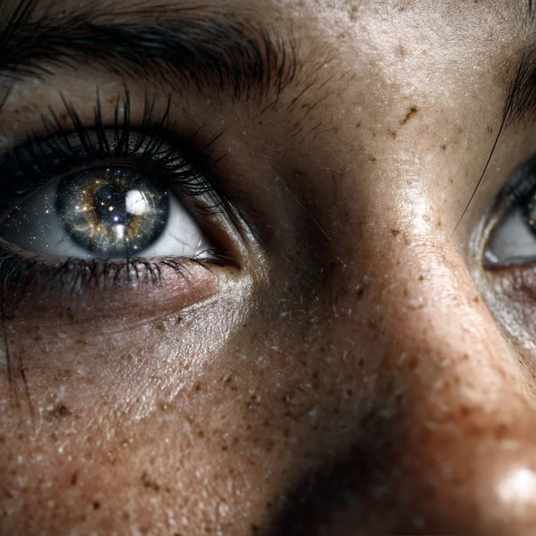 Galactic Eyes V2 Vinyl Car Decal Sticker – Waterproof & UV-Resistant 