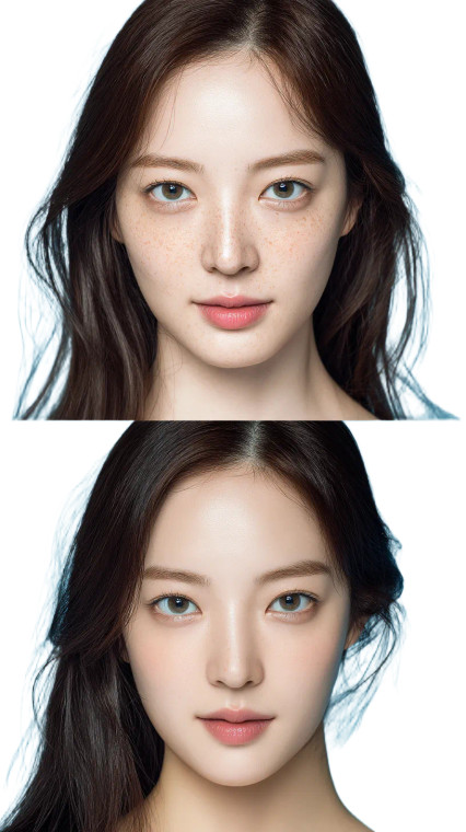 Korean Beauty Contrast Vinyl Car Decal Sticker – Waterproof & UV-Resistant 