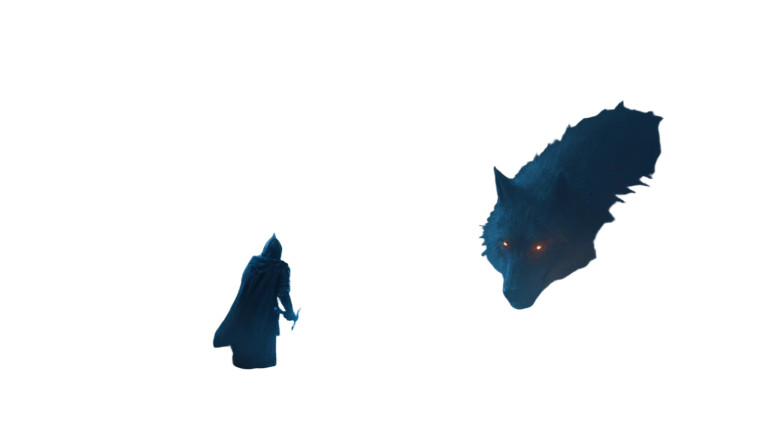 Knight Vs Werewolf Vinyl Car Decal Sticker – Waterproof & UV-Resistant 