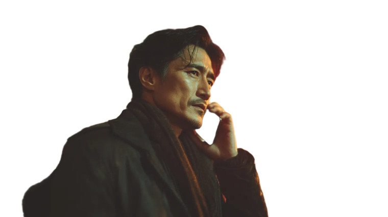 Korean Man Calling Vinyl Car Decal Sticker – Waterproof & UV-Resistant 