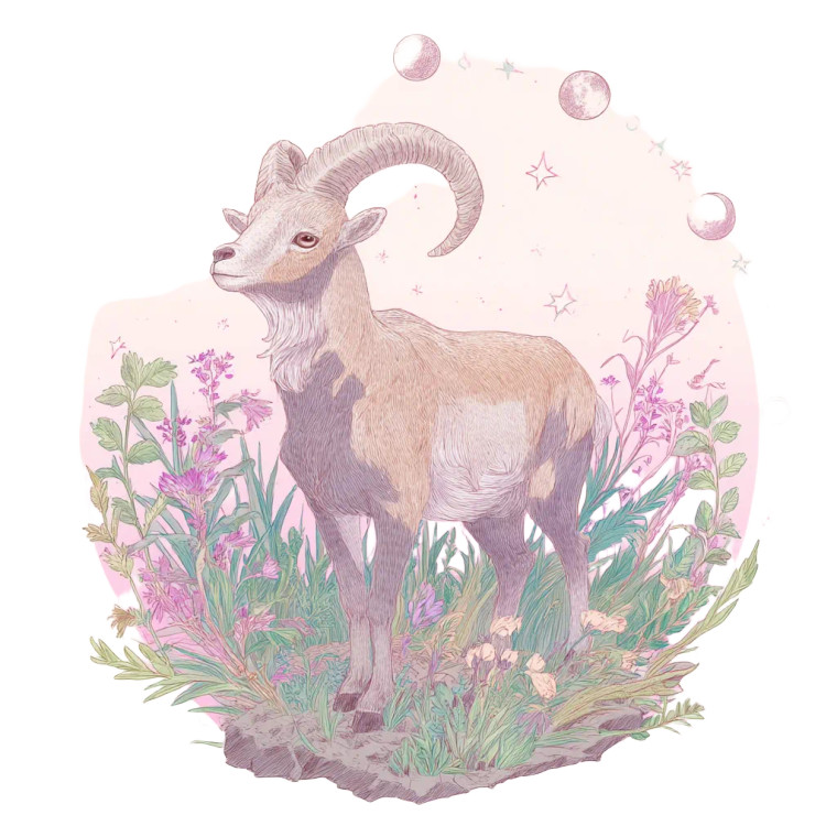 Aries Zodiac Illustration V2 Vinyl Car Decal Sticker – Waterproof & UV-Resistant 