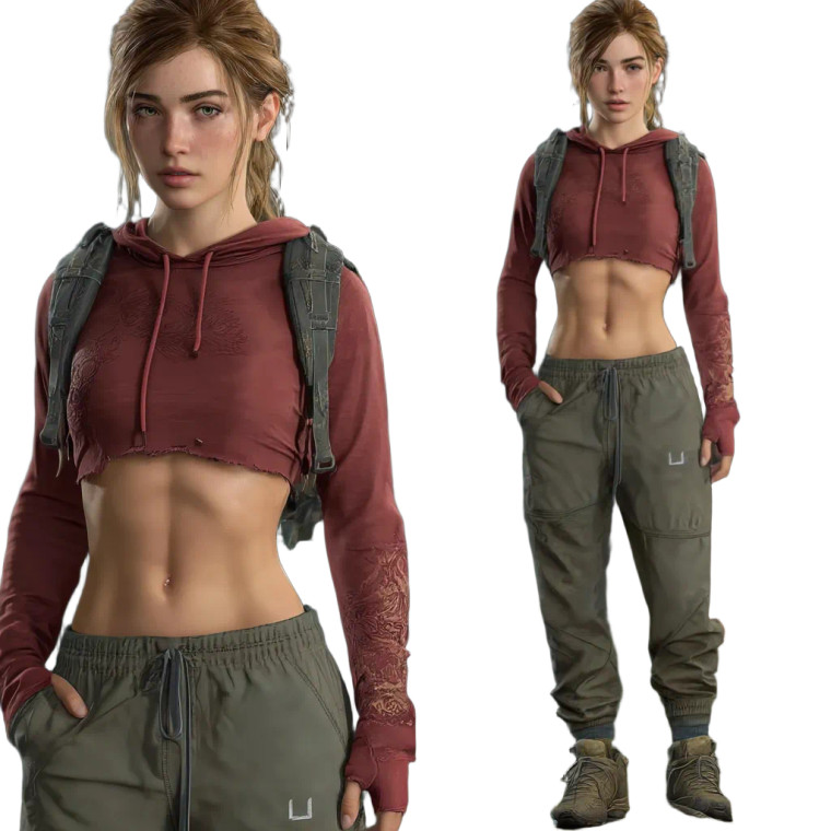 Ellie Williams Sports Vinyl Car Decal Sticker – Waterproof & UV-Resistant 