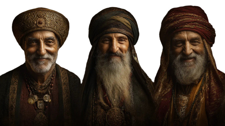 Medieval Arab Portraits Vinyl Car Decal Sticker – Waterproof & UV-Resistant 