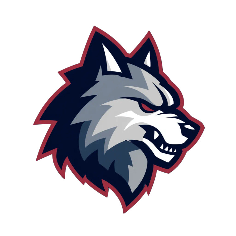 Geometric Wolf Logo Vinyl Car Decal Sticker – Waterproof & UV-Resistant 