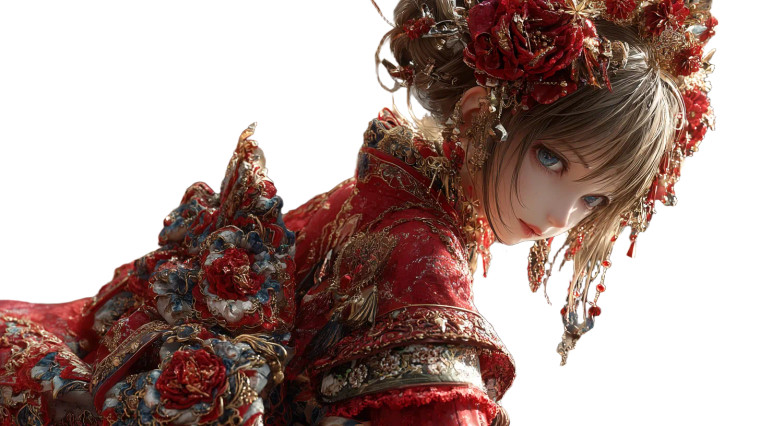 Anime-Style Girl V20 Vinyl Car Decal Sticker – Waterproof & UV-Resistant 