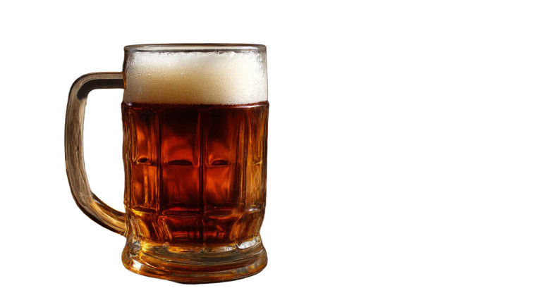 Beer In Mug Vinyl Car Decal Sticker – Waterproof & UV-Resistant 