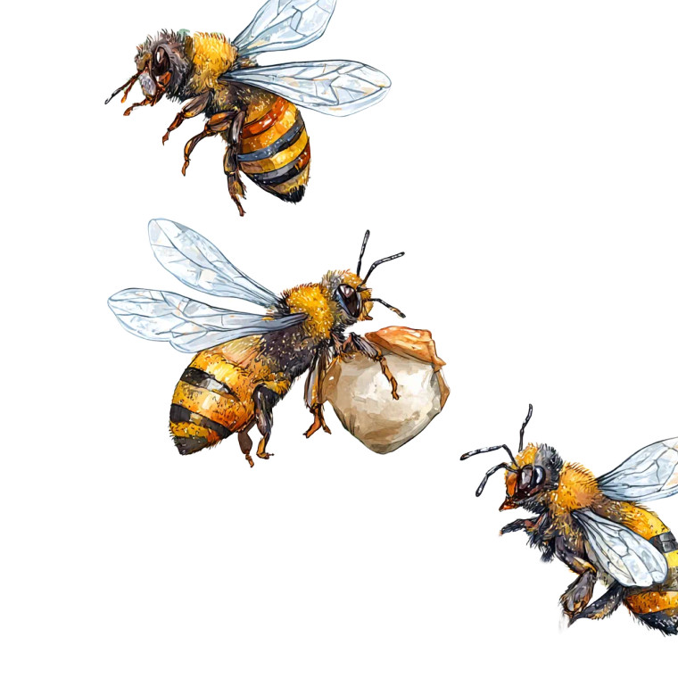 Watercolor Bees Vinyl Car Decal Sticker – Waterproof & UV-Resistant  Watercolor Bees Vinyl Car Decal Sticker – Waterproof & UV-Resistant