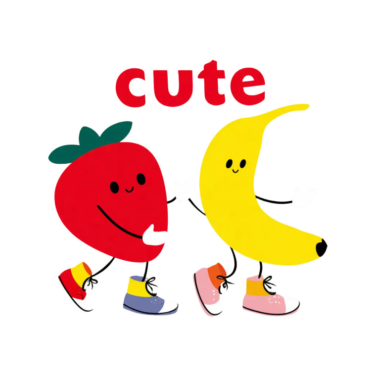 Dancing Fruit Duo V2 Vinyl Car Decal Sticker – Waterproof & UV-Resistant 