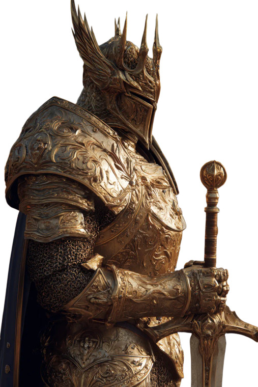 Golden King Vinyl Car Decal Sticker – Waterproof & UV-Resistant 