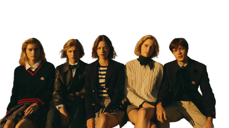 Preppy Fashion Editorial Vinyl Car Decal Sticker – Waterproof & UV-Resistant 