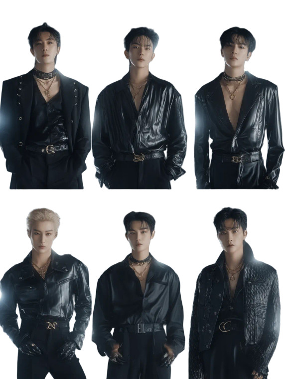 Leathercore K-Pop Stars Vinyl Car Decal Sticker – Waterproof & UV-Resistant 