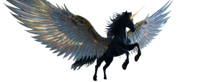 Majestic Winged Unicorn V3 Vinyl Car Decal Sticker – Waterproof & UV-Resistant 