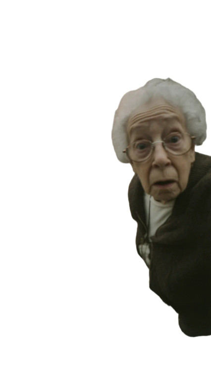 Grandma With Flamethrower Vinyl Car Decal Sticker – Waterproof & UV-Resistant 