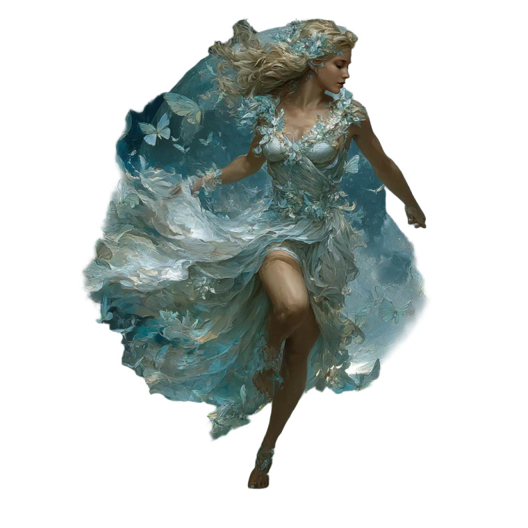 Artemis On Moonbeams Vinyl Car Decal Sticker – Waterproof & UV-Resistant 