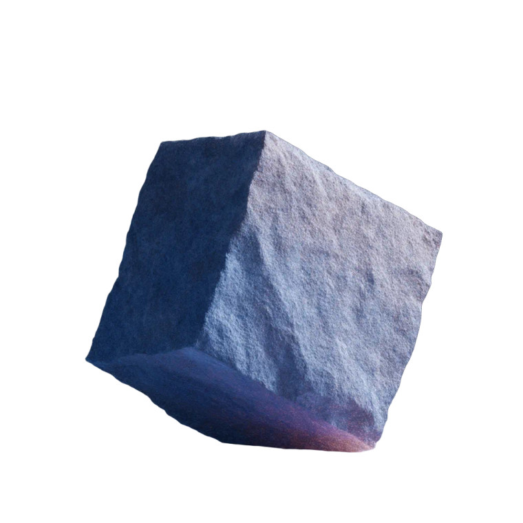 Floating Rock Cube Vinyl Car Decal Sticker – Waterproof & UV-Resistant 