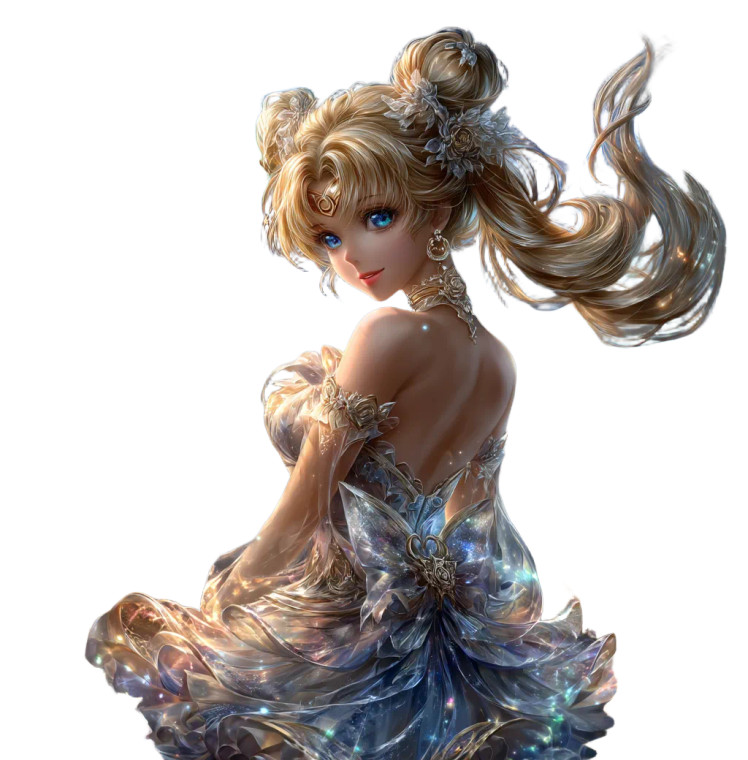 Sailor Moon Aurora Vinyl Car Decal Sticker – Waterproof & UV-Resistant 