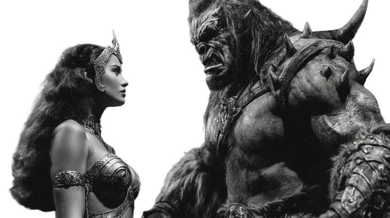 Barbarian Villainess Vinyl Car Decal Sticker – Waterproof & UV-Resistant 