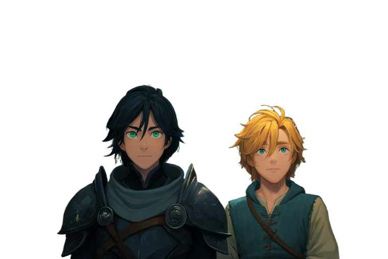 Fantasy Companions Walk Vinyl Car Decal Sticker – Waterproof & UV-Resistant 