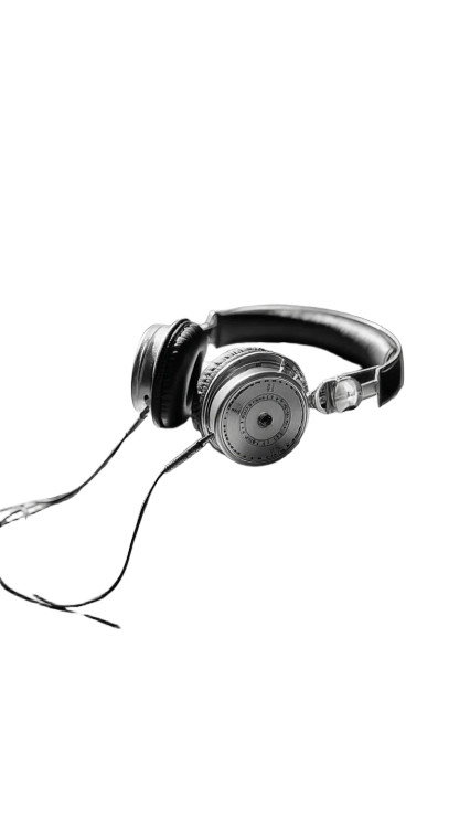 Headphones On Books Vinyl Car Decal Sticker – Waterproof & UV-Resistant 