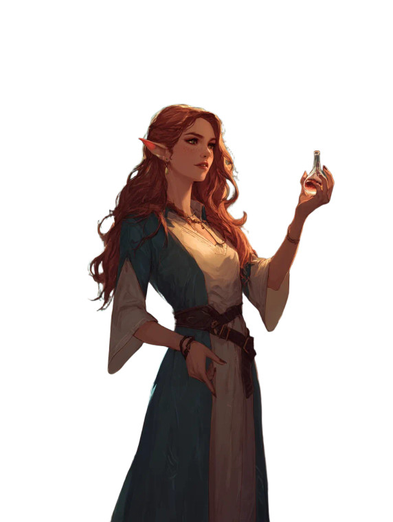 Elf Potion Maker Vinyl Car Decal Sticker – Waterproof & UV-Resistant 