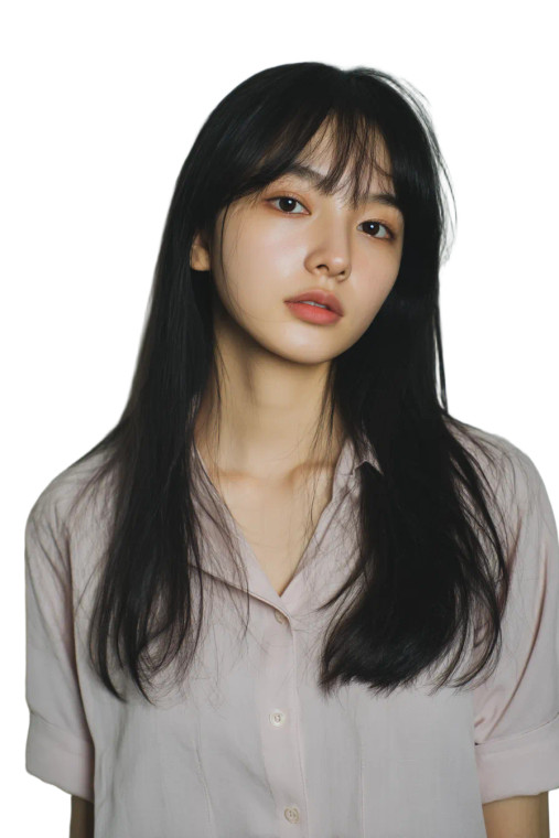 East Asian Portrait V6 Vinyl Car Decal Sticker – Waterproof & UV-Resistant 