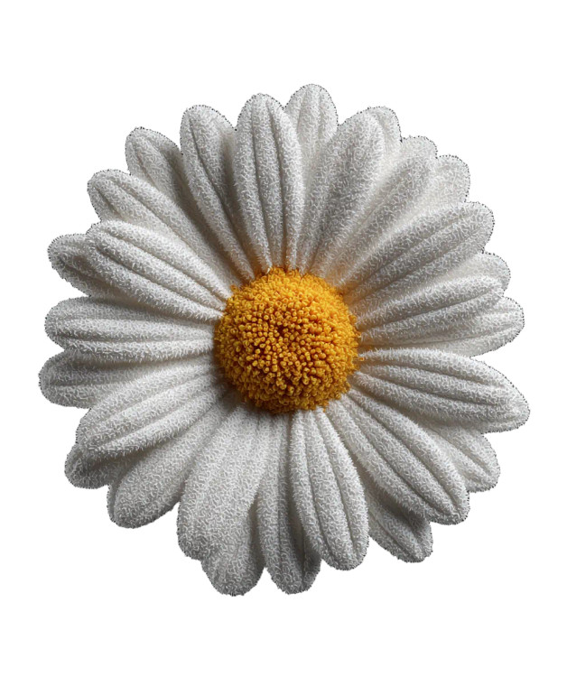 Marshmallow Daisy Vinyl Car Decal Sticker – Waterproof & UV-Resistant 