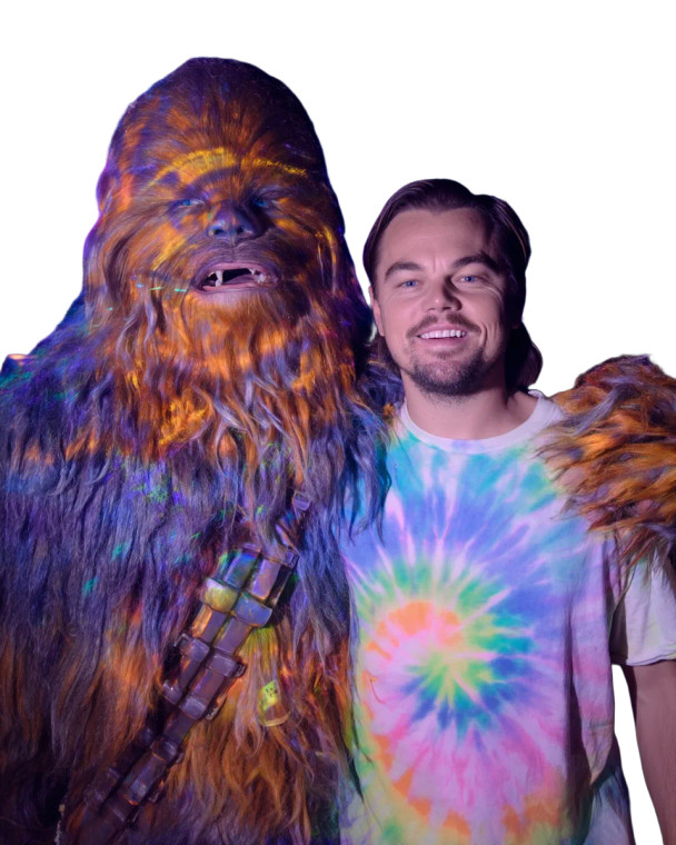 Dicaprio With Chewbacca Vinyl Car Decal Sticker – Waterproof & UV-Resistant 