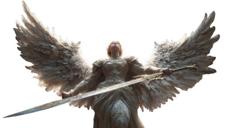 Guardian Angel V14 Vinyl Car Decal Sticker – Waterproof & UV-Resistant 